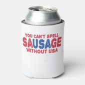 Je kunt geen reclame maken zonder de Amerikaanse g Blikjeskoeler (Blikje Voorkant)