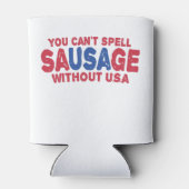 Je kunt geen reclame maken zonder de Amerikaanse g Blikjeskoeler (Achterkant)