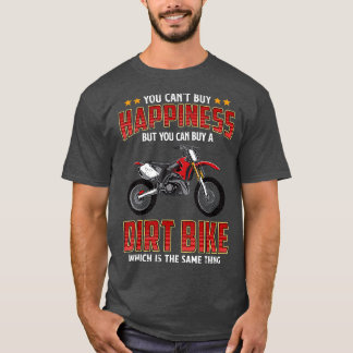 Je kunt geluk kopen, maar je kunt Dirt Bike M kope T-shirt