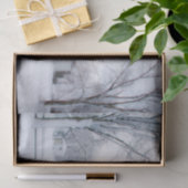 Je kunt gewoon de stilte horen - winterschuur tissuepapier (Geschenk)