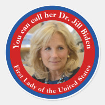 Je kunt haar dr. Jill Biden noemen - First Lady