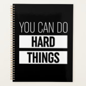 Je kunt harde dingen doen planner (Voorkant)