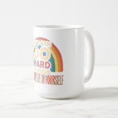 Je kunt harde dingen doen, school printbaar, leraa koffiemok (Voorkant rechts)