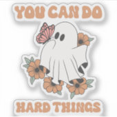 Je kunt harde dingen doen sticker (Voorkant)