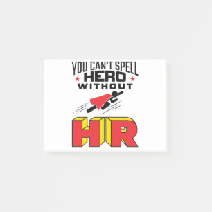 Je kunt Hero niet zonder HR bedekken Post-it® Notes