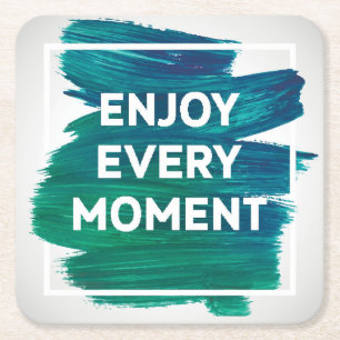 Je kunt het doen 2 vierkante kartonnen onderzetter