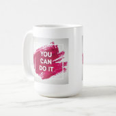 Je kunt het doen 3 koffiemok (Voorkant links)