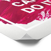 Je kunt het doen 3 poster (Hoek)