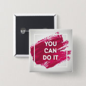 Je kunt het doen 3 vierkante button 5,1 cm (Voorkant /achterkant)