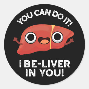 Je kunt het doen als ik lever in je positieve leve ronde sticker
