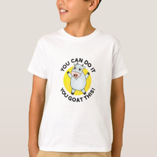 Je kunt het doen als je dit klote diertje gegeten t-shirt