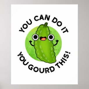 Je kunt het doen met deze grappige Veggie Pun. Poster