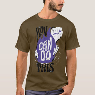 Je kunt het doen vrouwen dochter zus student motiv t-shirt