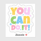 Je kunt het Schattige ontwerpen Sticker (Vel)