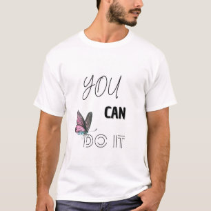 Je kunt het T-shirt doen met Schattige vlinderacce