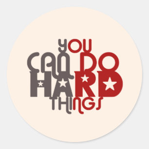 je kunt je best doen ronde sticker