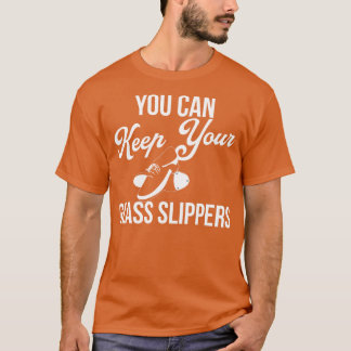 Je kunt je glazen slippers grappig tapdansen houde t-shirt