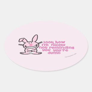 Je kunt je niet herinneren ovale sticker