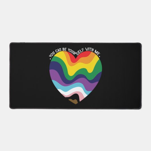 Je kunt jezelf met mij holebi transgender homo zij bureaumat (Voorkant)