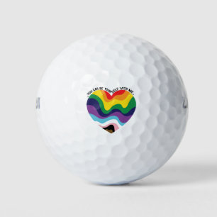 Je kunt jezelf zijn bij mij LGBT Transgender Homo Golfballen