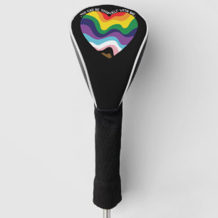 Je kunt jezelf zijn bij mij LGBT Transgender Homo Golfheadcover