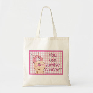 Je kunt kanker overleven! tote bag