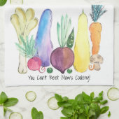 Je kunt mama's keukendoek niet eten. theedoek (Gevouwen)