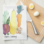 Je kunt mama's keukendoek niet eten. theedoek (Quarter Fold)