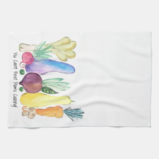 Je kunt mama's keukendoek niet eten. theedoek (Horizontaal)