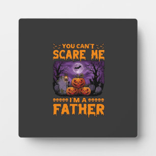 Je kunt me bang maken Vader Halloween Pompoenen Be Fotoplaat