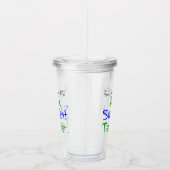 Je kunt me geen grappige leraar voor studenten sch acryl drinkbeker (Rechts)