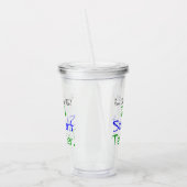 Je kunt me geen grappige leraar voor studenten sch acryl drinkbeker (Links)