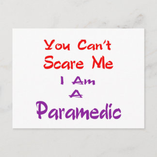 Je kunt me niet bang maken dat ik een Paramedic be Briefkaart