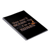 Je kunt me niet bang maken dat ik een verpleegster notitieboek (Rechterzijde)