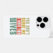 Je kunt me niet bang maken dat ik twee vrouwen heb Case-Mate iPhone case (Achterkant (horizontaal))
