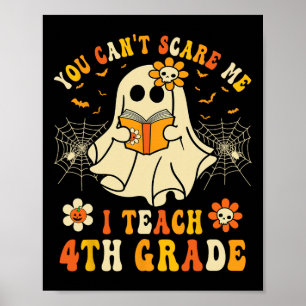 Je kunt me niet bang maken Ik leer Halloween thee Poster