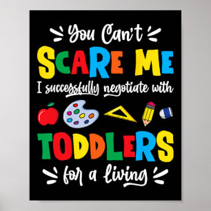 Je kunt me niet bang maken, ik onderhandel succesv poster