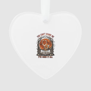 Je kunt me niet bang maken verpleegster Halloween  Ornament