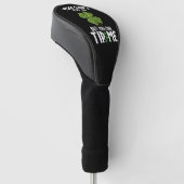 Je kunt me niet kussen, maar je kunt me stoppen me golfheadcover (Schuin)