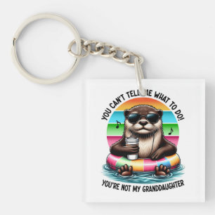 Je kunt me niet vertellen wat ik moet doen, grappi sleutelhanger