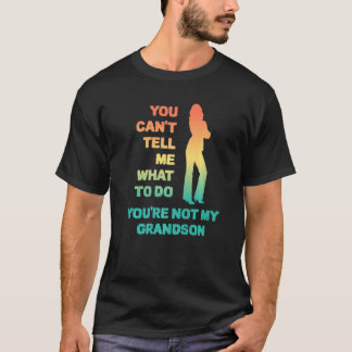 Je kunt me niet vertellen wat ik moet doen Je bent T-shirt