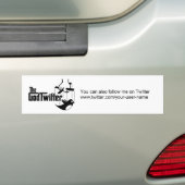 Je kunt me ook volgen op Twitter .... Bumpersticker (Op auto)