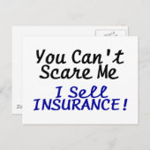 Je kunt me verzorgen Ik verkoop zwarte tekst voor  Briefkaart (Voorkant / Achterkant)