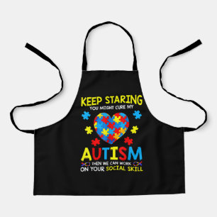 Je kunt mijn autisme nog steeds ophouden en me zor schort