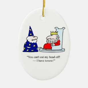 Je kunt mijn hoofd niet afsnijden - ik heb een vas keramisch ornament