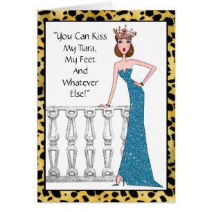 "Je kunt mijn tiara kussen!, mijn eten en wat dan