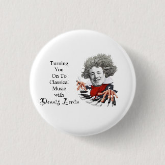 Je kunt naar klassieke muziek ronde button 3,2 cm