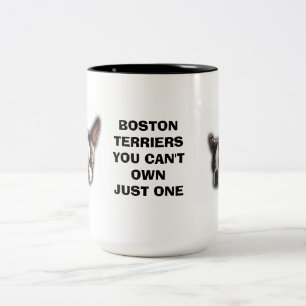 Je kunt niet alleen één hebben tweekleurige koffiemok