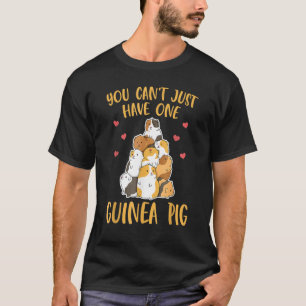 Je kunt niet alleen maar één cavia-pingaoquotes he t-shirt