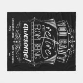 Je kunt niet genieten van Geweldige pensionering Fleece Deken (Voorkant (Horizontaal))